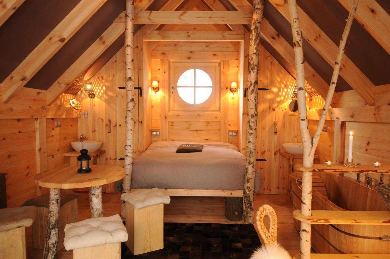 Cabane Lodge Domaine Du Lac Chambon 뮈롤 외부 사진