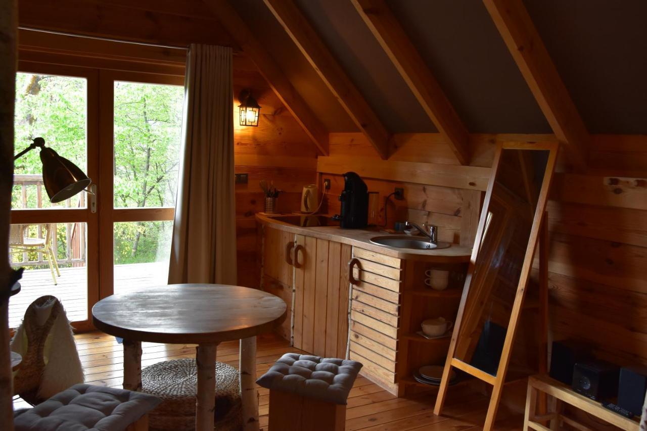 Cabane Lodge Domaine Du Lac Chambon 뮈롤 외부 사진