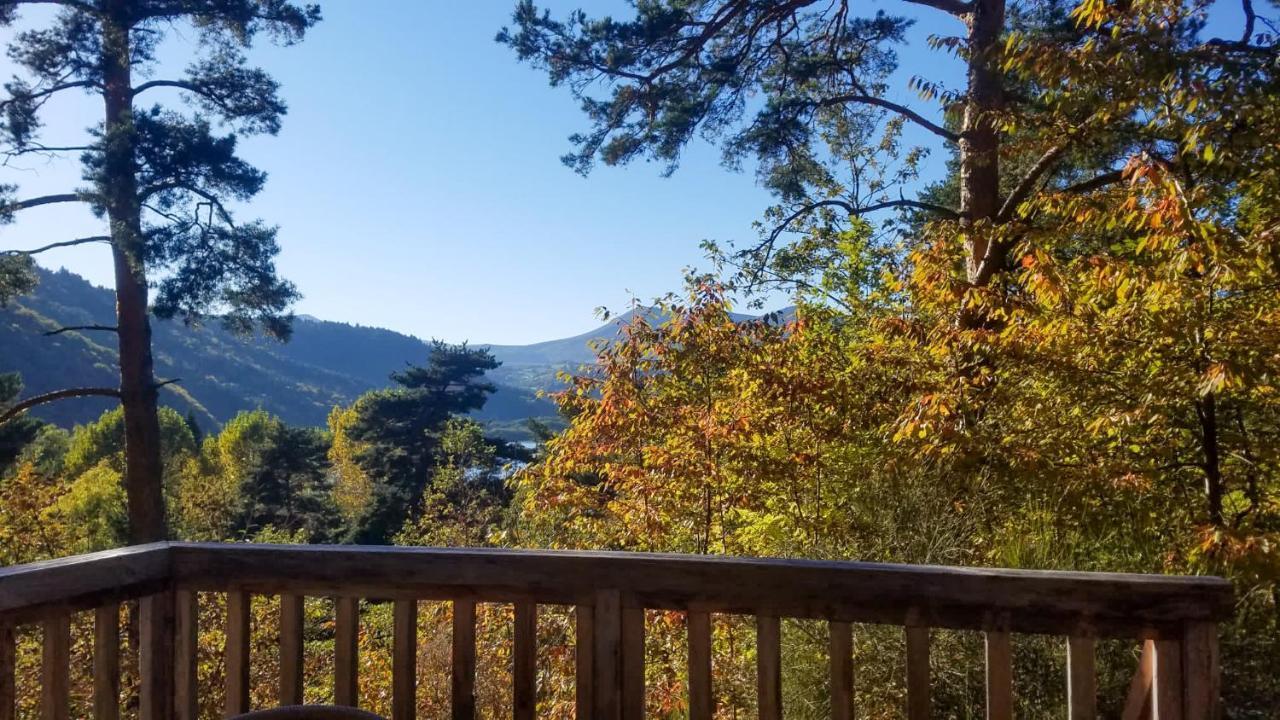 Cabane Lodge Domaine Du Lac Chambon 뮈롤 외부 사진
