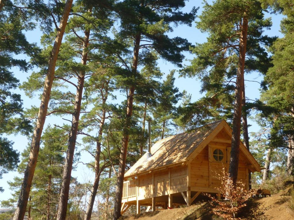Cabane Lodge Domaine Du Lac Chambon 뮈롤 객실 사진