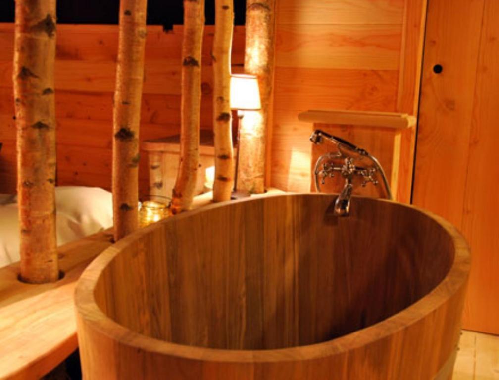 Cabane Lodge Domaine Du Lac Chambon 뮈롤 외부 사진