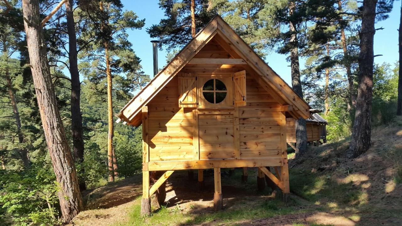 Cabane Lodge Domaine Du Lac Chambon 뮈롤 외부 사진